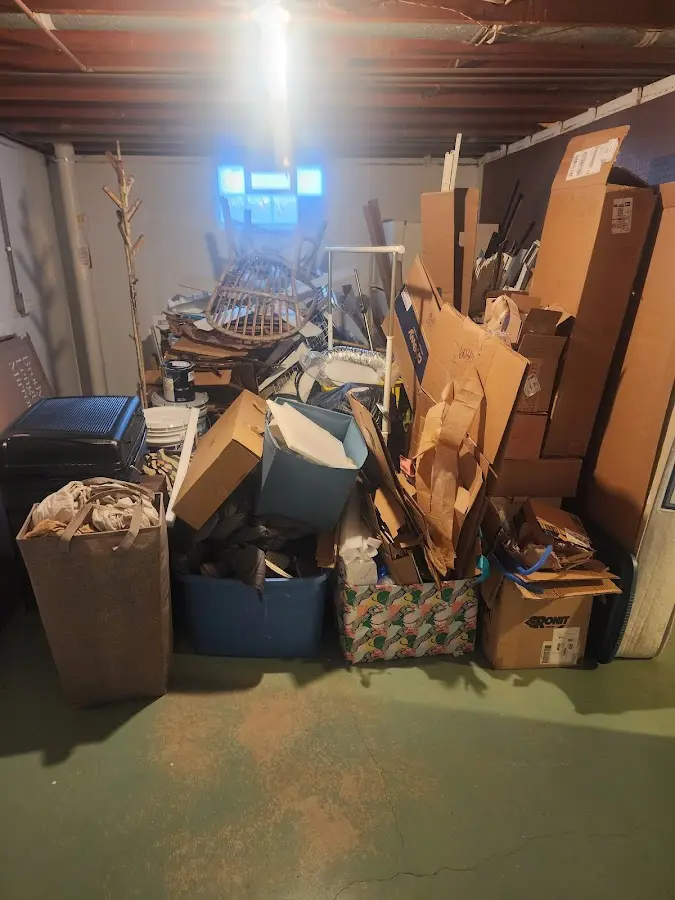 Roll-off dumpster container at job site for Construction Dumpster Rental in Sun Village